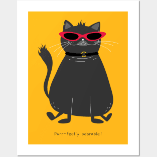 Purr-fectly adorable! Posters and Art